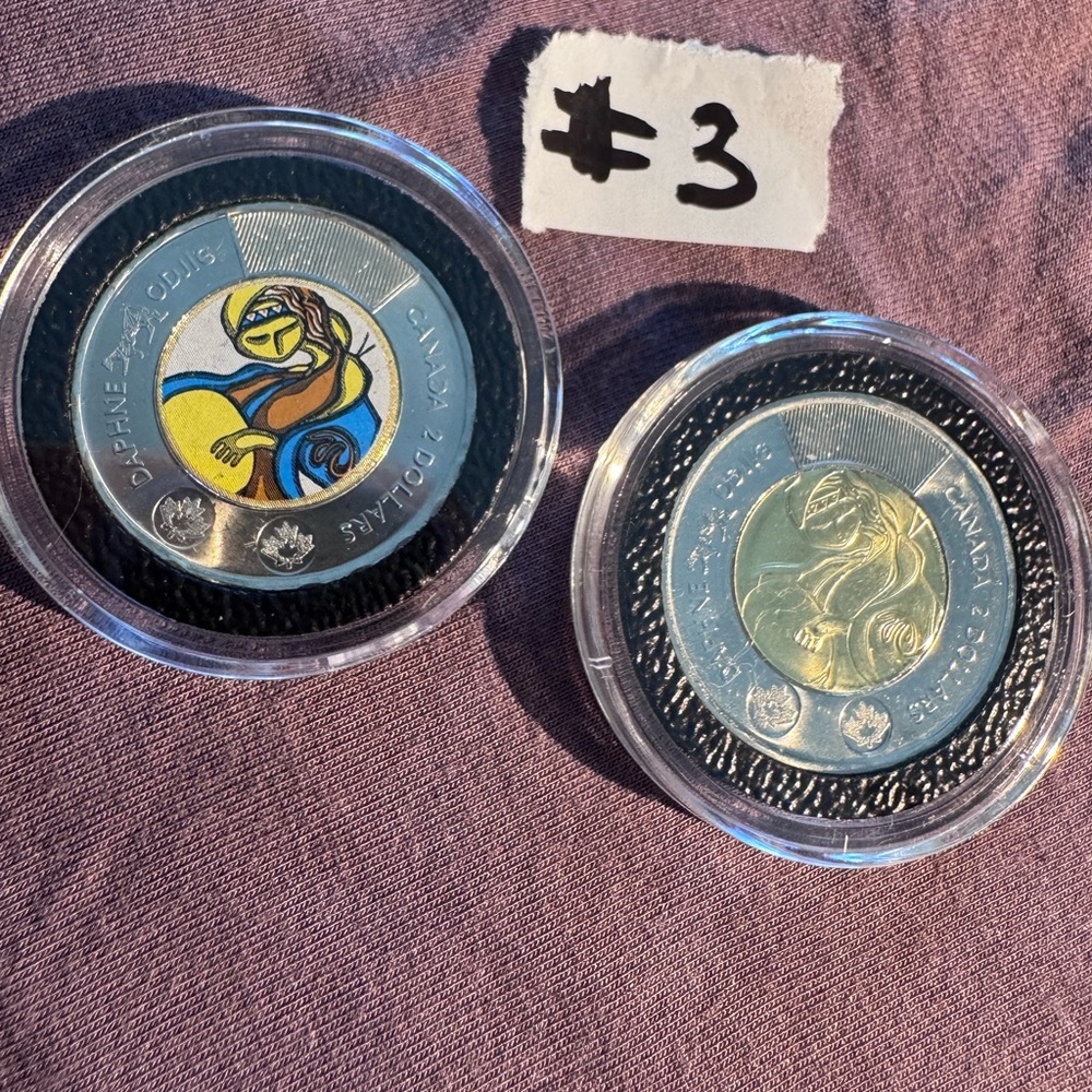 New 2025 $2 Canadian toonie collectable coins Daphne Odjig
